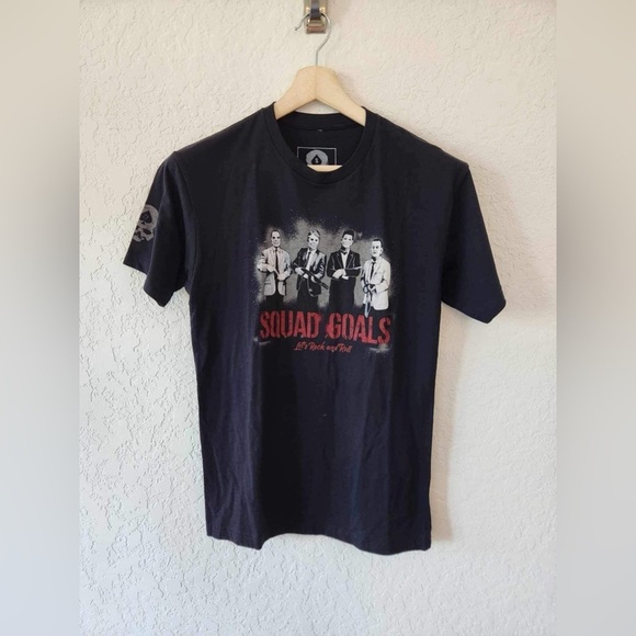 Zero Foxtrot Squad Goals Men's Black Tee Short Sleeve Size Small - Picture 1 of 10